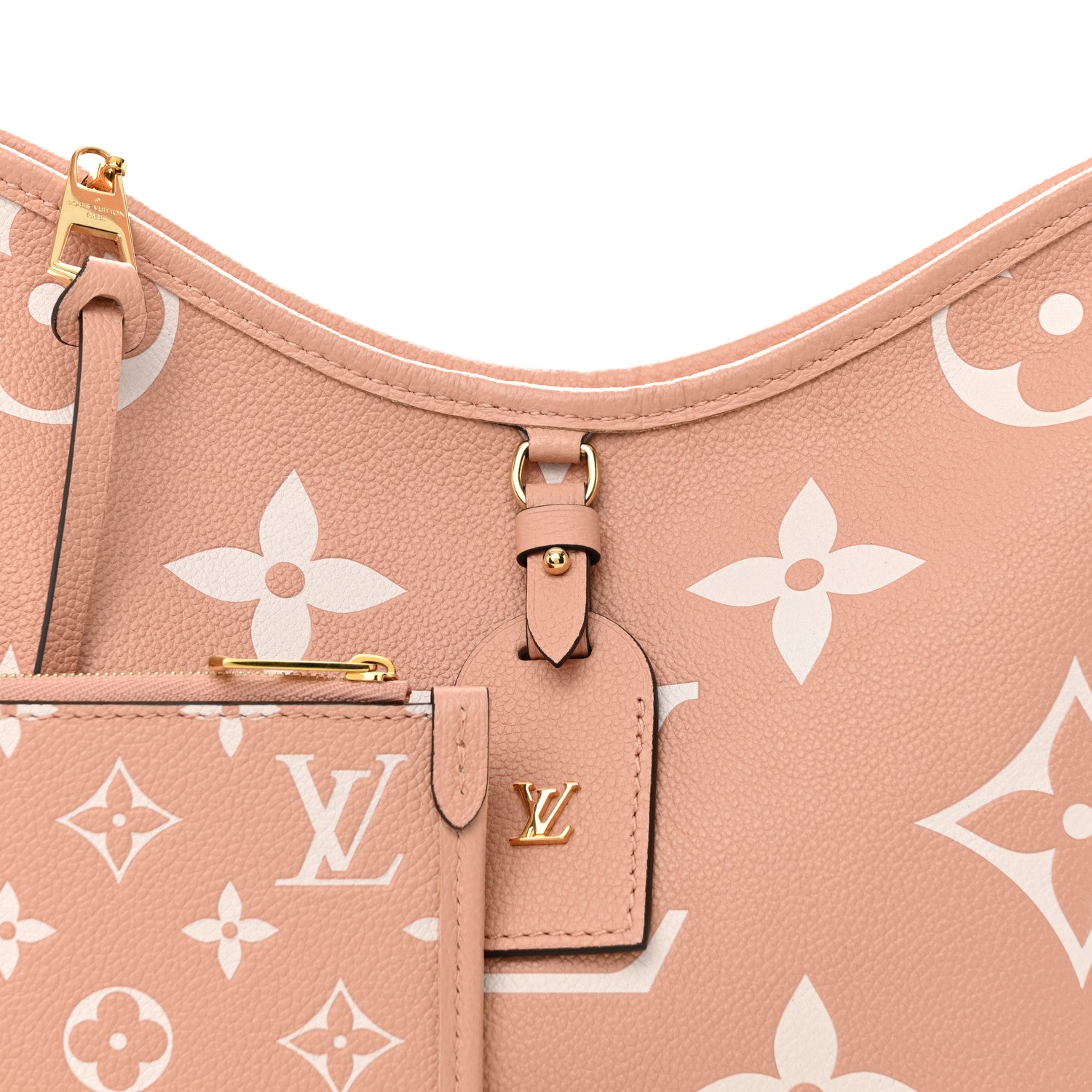 Louis Vuitton Empreinte Monogram Giant CarryAll PM Trianon Pink Cream 7 of 11