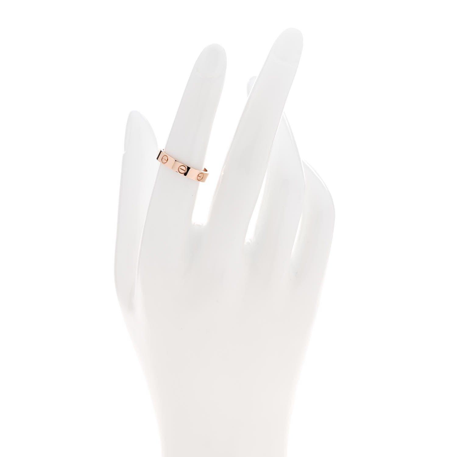 Cartier 18K Pink Gold 3.5mm LOVE Wedding Band Ring 52 6 2 of 5