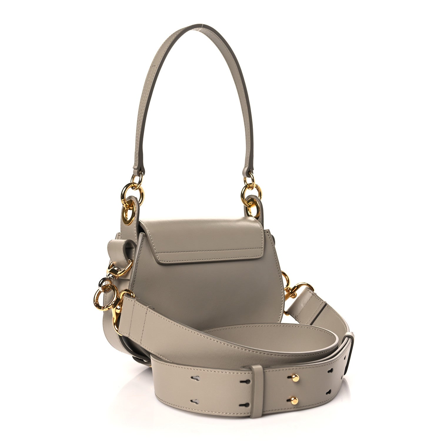 Chloe Calfskin Small Tess Bag Motty Grey 3 of 9