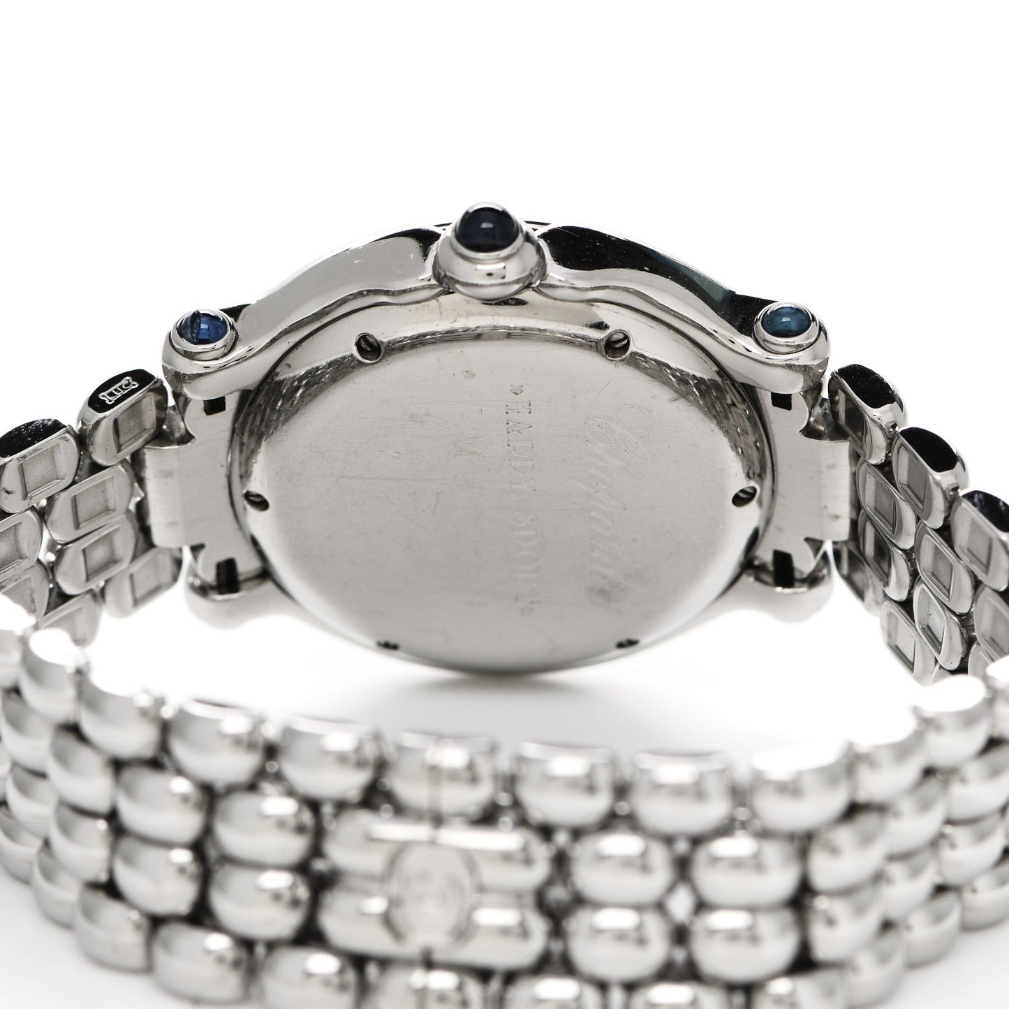 Stainless Steel 7 Diamond 32mm Happy Sport Quartz Watch