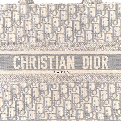 Christian Dior Oblique Medium Book Tote Grey 8 of 12