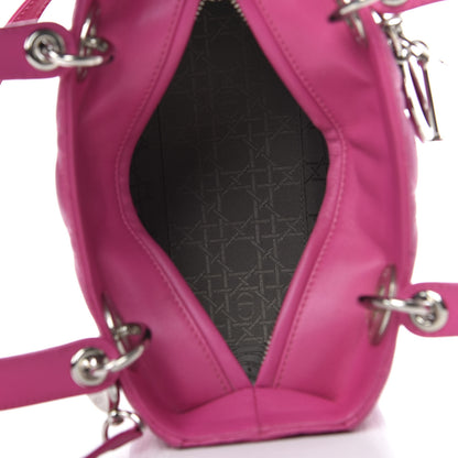 Christian Dior Lambskin Cannage Medium Lady Dior Pink 5 of 8