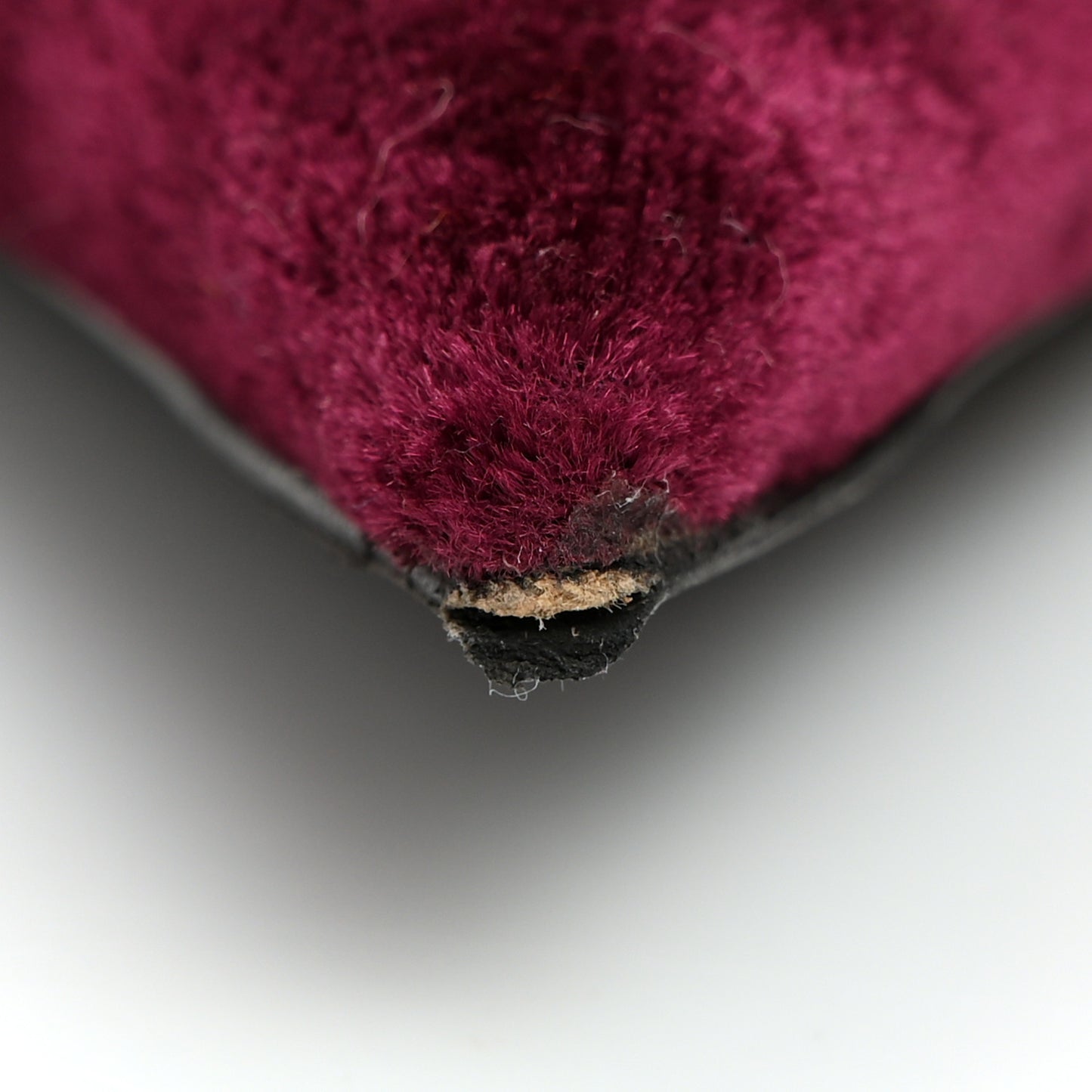 Velvet Extreme BB Knife Pointed Toe 40mm Mules 38.5 Rouge Prune