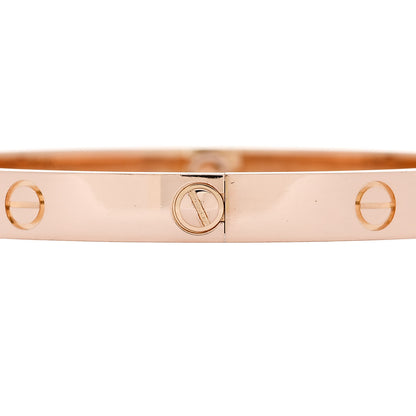 Cartier 18K Pink Gold LOVE Bracelet 19 4 of 7