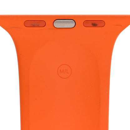 Hermes Silicone 44mm Apple Sports Watch Single Tour Band M/L Orange 5 of 5