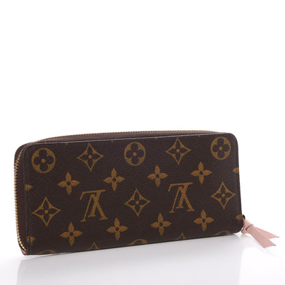 Louis Vuitton Monogram Clemence Wallet Rose Ballerine 3 of 10