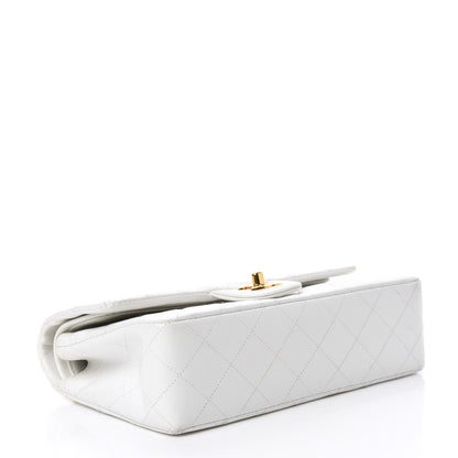 Chanel Lambskin Quilted Small Double Flap White 5 of 16