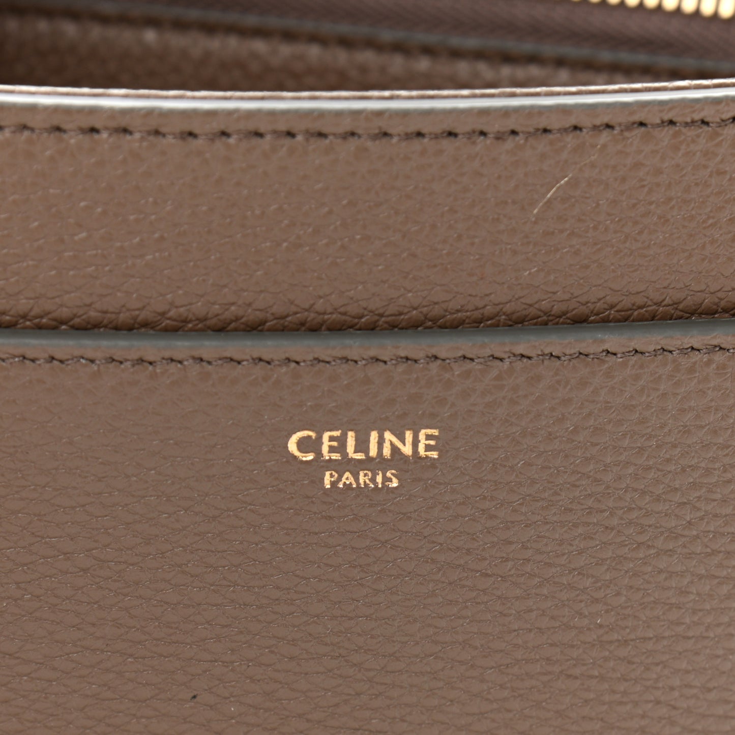 Satinated Calfskin Medium 16 Top Handle Bag Beige