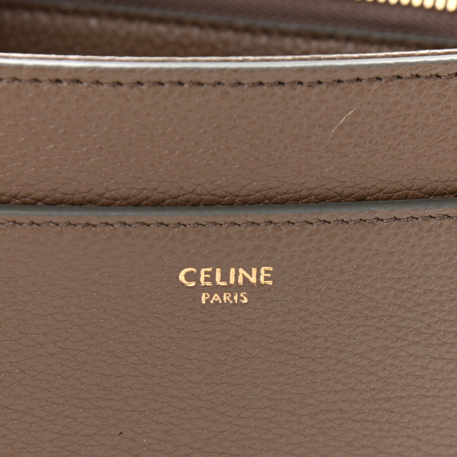 Celine Satinated Calfskin Medium 16 Top Handle Bag Beige 6 of 11