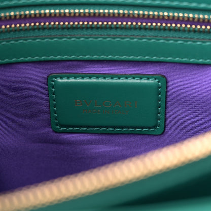 Bulgari Calfskin Serpenti Forever Snake Strap Crossbody Bag Emerald Green 7 of 11