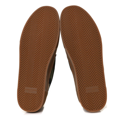 Saint Laurent Canvas Camouflage Mens Venice Slip-On Sneakers 45 Kaki 6 of 9