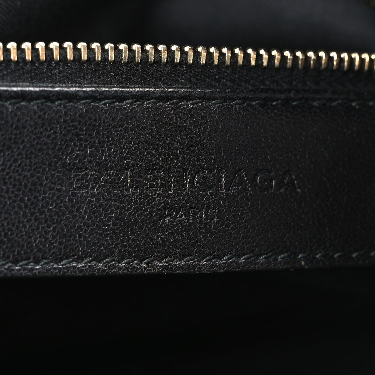 Balenciaga Chevre Gold Metallic Edge Hardware Mini City Black 7 of 11
