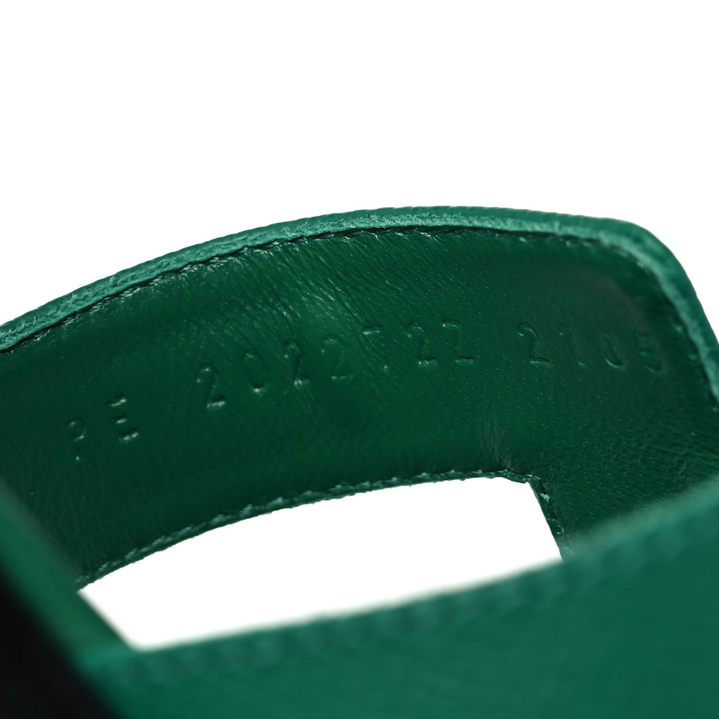 Epsom Oran Sandals 40.5 Vert Emeraude