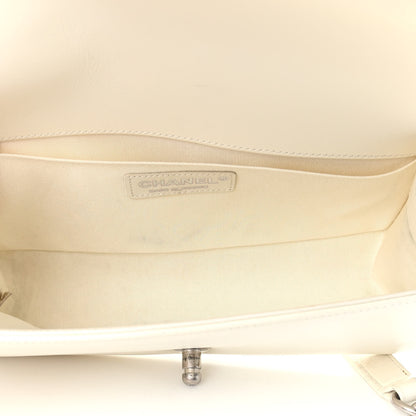 Chanel Calfskin Quilted Medium Boy Flap White 5 of 16