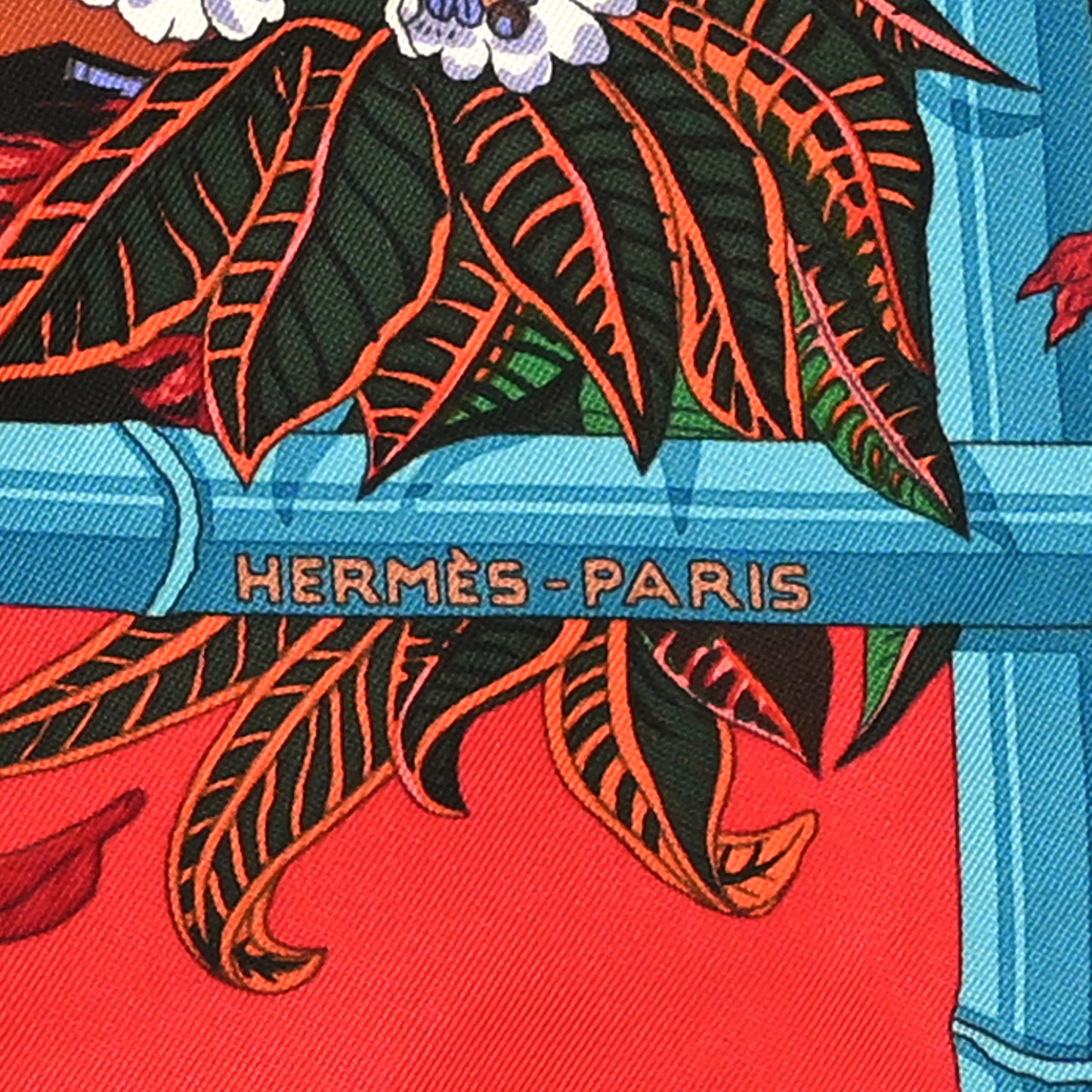 Silk Jardins D Hiver Scarf 90