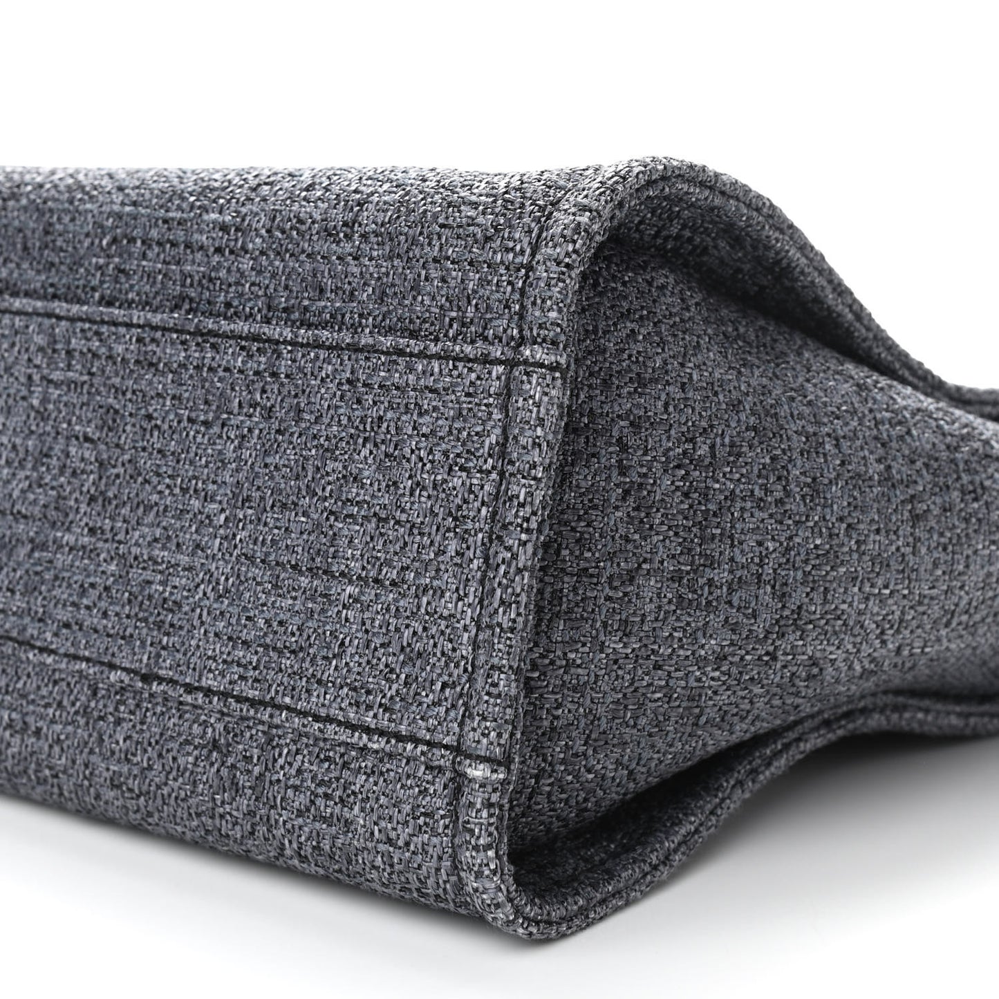 Lurex Boucle Small Deauville Tote Black