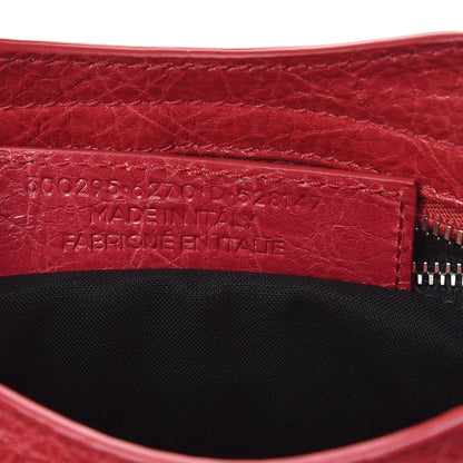 Balenciaga Agneau Classic Silver Hardware Mini City Rouge Sapphire 7 of 8