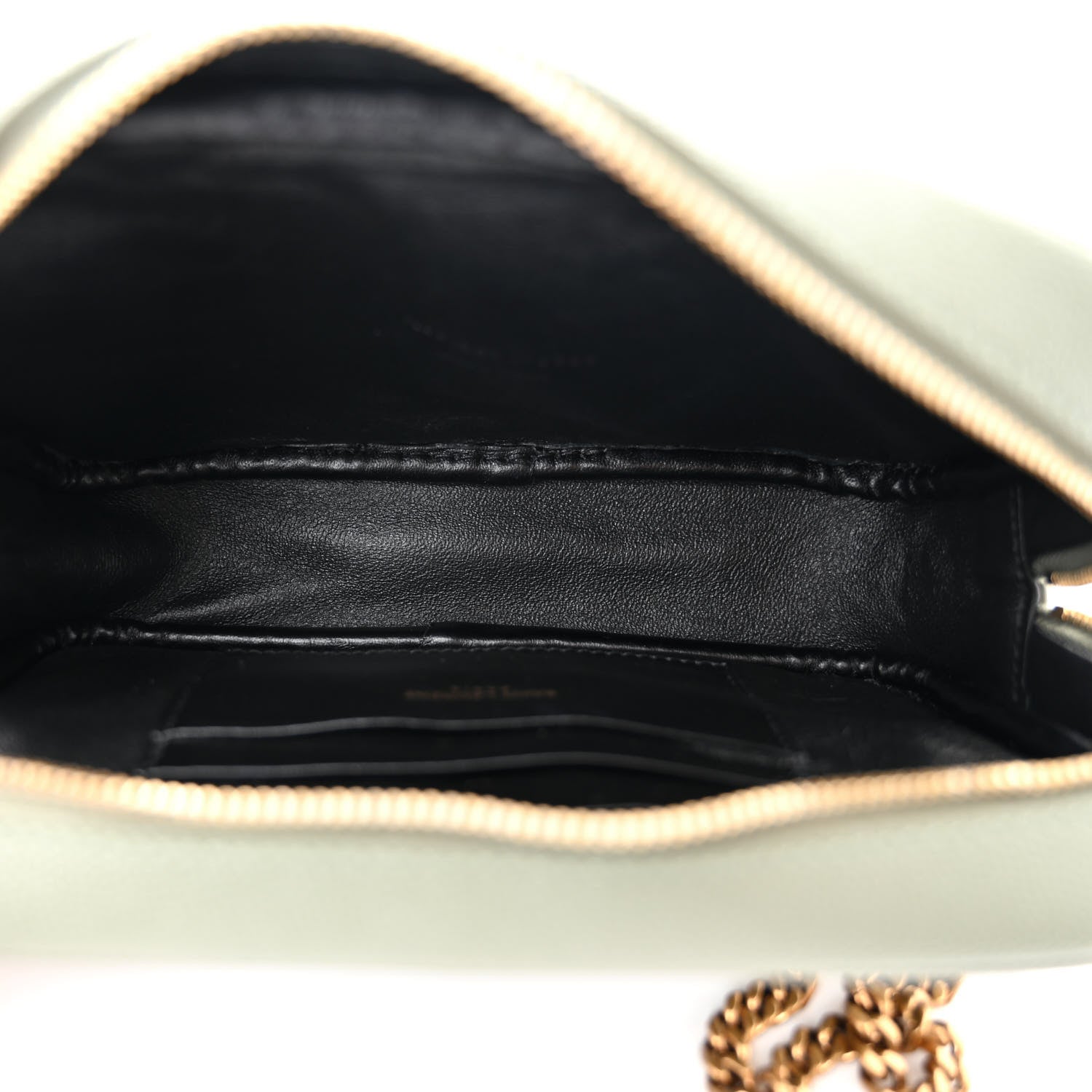 Saint Laurent Grain De Poudre Matelasse Monogram Mini Lou Camera Bag Light Sage 5 of 10
