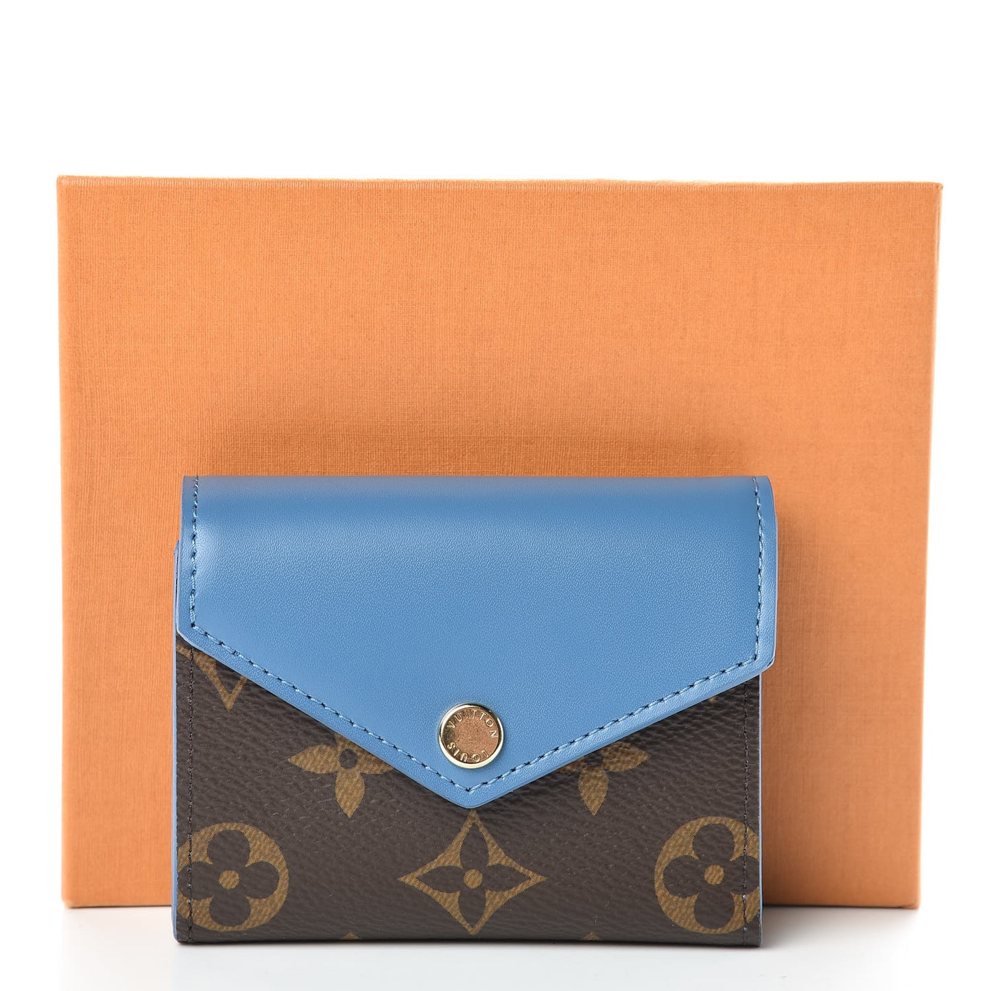 Monogram Zoe Wallet Blue Jean