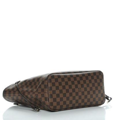 Louis Vuitton Damier Ebene Neo Neverfull MM Rose Ballerine 4 of 10