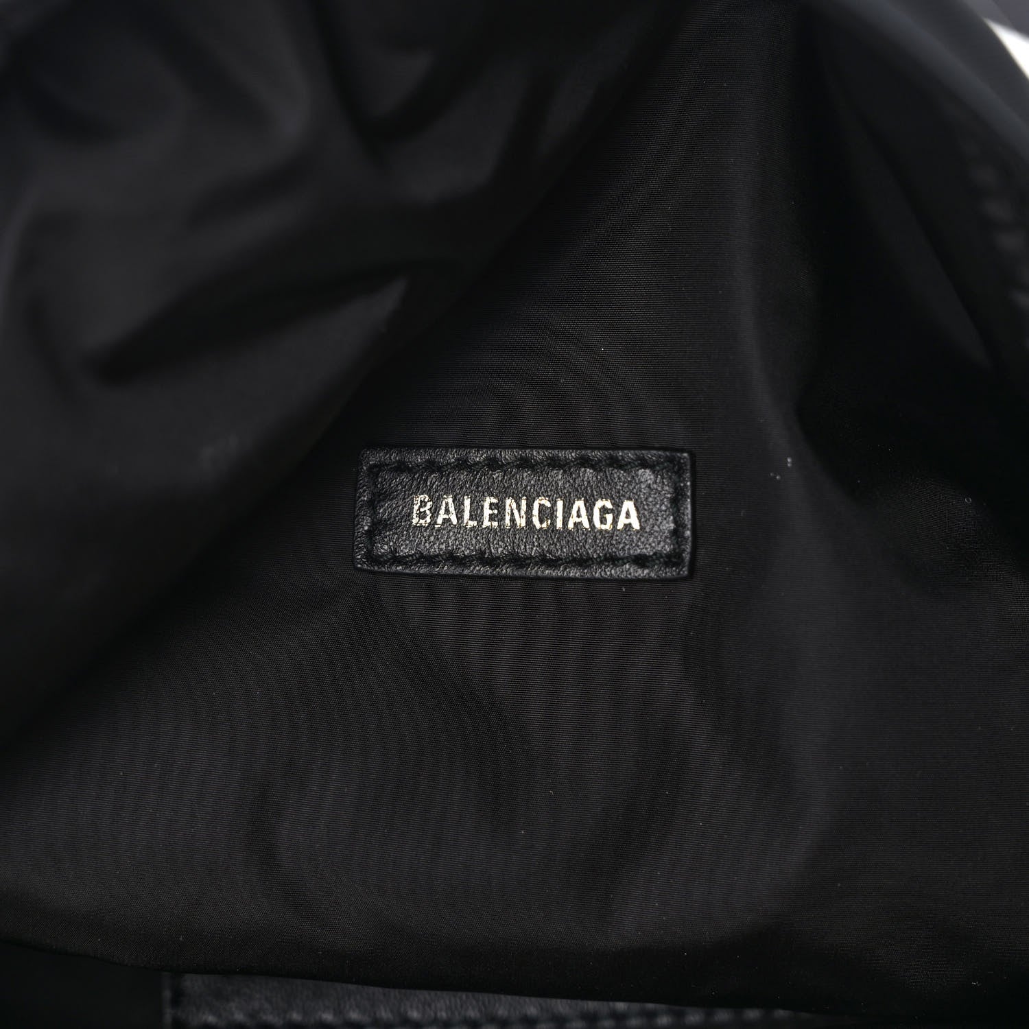 Balenciaga Textured Sport Nylon Logo Embroidered Wheel Beltpack Black 7 of 9