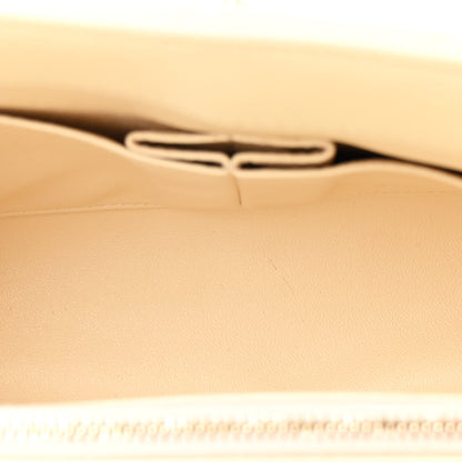 Chanel Caviar Elaphe Quilted Small Coco Handle Flap Ivory 5 of 13