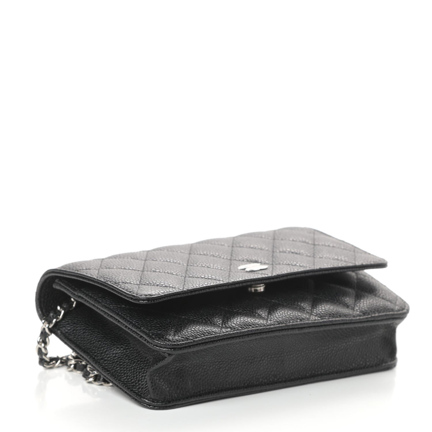 Chanel Caviar Quilted Wallet On Chain WOC Black 4 of 10