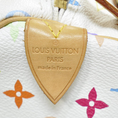 Louis Vuitton Monogram Multicolor Speedy 30 White 9 of 12