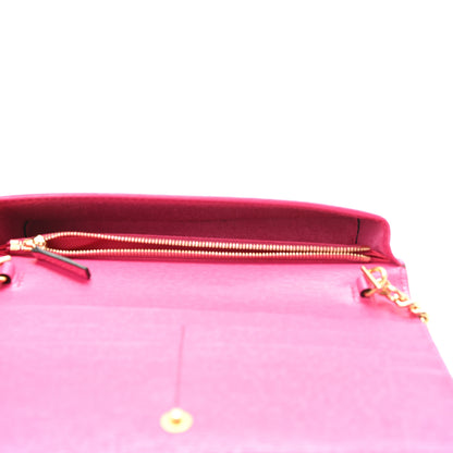 Gucci X KEN SCOTT Shangai Calfskin Pomponica Print Horsebit 1955 Wallet On Chain Multicolor Fuxia Pompon 5 of 10