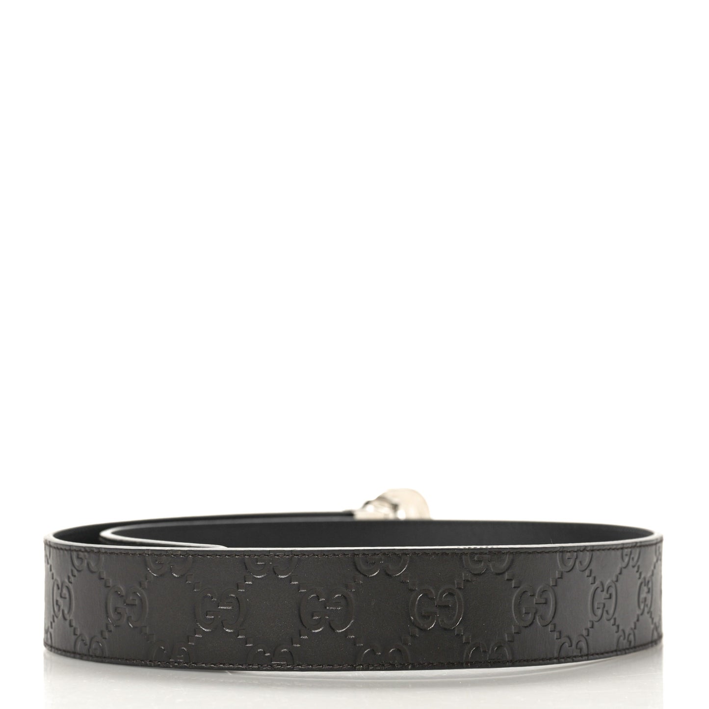 Guccissima Interlocking G 40mm Belt 85 34 Cocoa