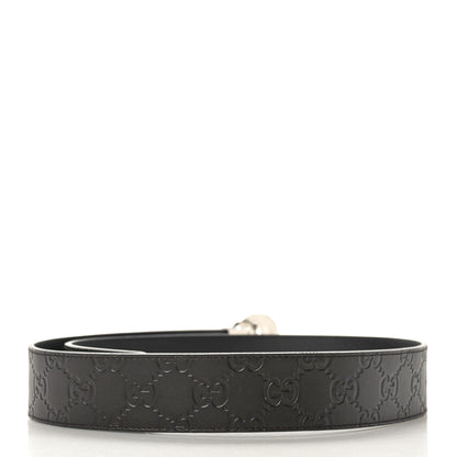 Gucci Guccissima Interlocking G 40mm Belt 85 34 Cocoa 2 of 4