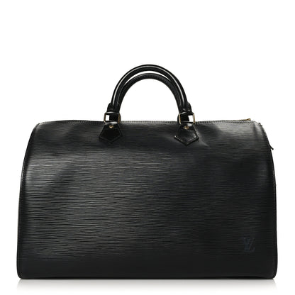 Louis Vuitton Epi Speedy 35 Black 1 of 11