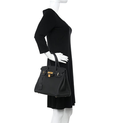 Hermes Togo Birkin 30 Black 2 of 11