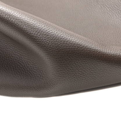 The Row Grained Calfskin Large Slouchy Banana Bag Brunette 9 of 9