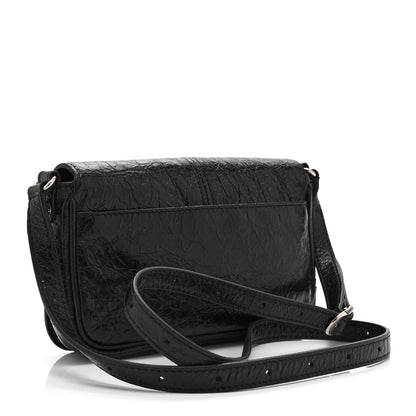 Balenciaga Agneau Arena Silver XS Le Cagole Flap Bag Black 3 of 11