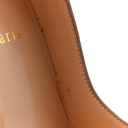 Christian Louboutin Patent Hot Chick 100 Pumps 39 Nude 8 of 9