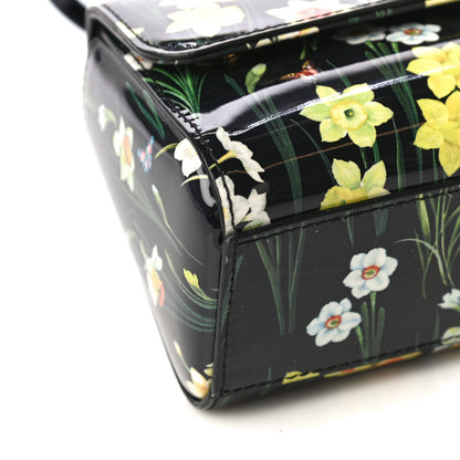 Dolce & Gabbana Vernice Printed Mini Satchel Black Multicolor 8 of 9