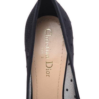 Christian Dior Mesh Blossom Pumps 39.5 Black 8 of 9