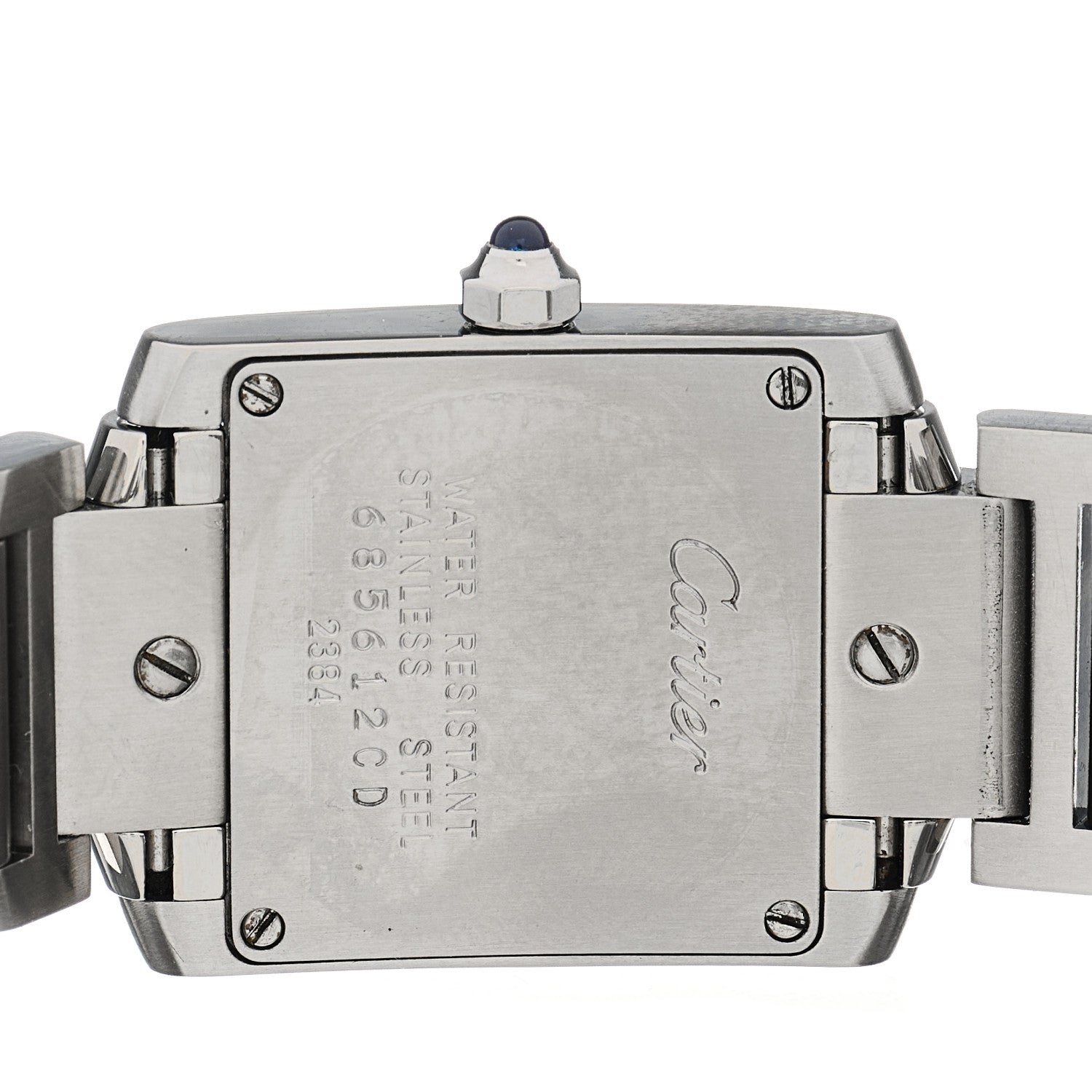 Cartier Stainless Steel 20mm Tank Francaise Quartz Watch 4 of 4