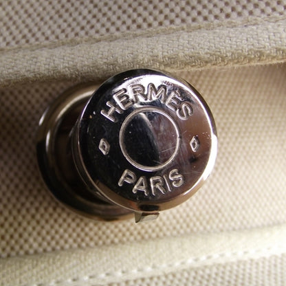 Hermes Toile HERBAG Oatmeal 7 of 11