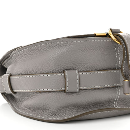 Chloe Calfskin Mini Marcie Round Crossbody Bag Cashmere Grey 8 of 9