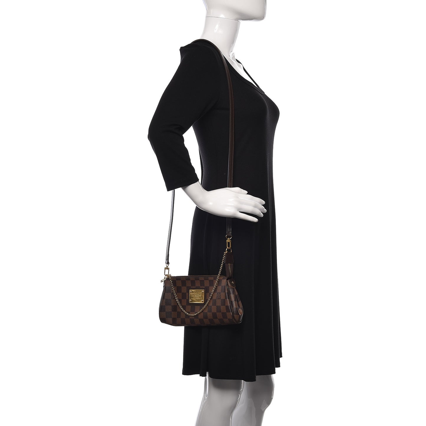 Damier Ebene Eva Clutch