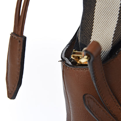 Burberry Calfskin House Check Little Crush Tan 9 of 16