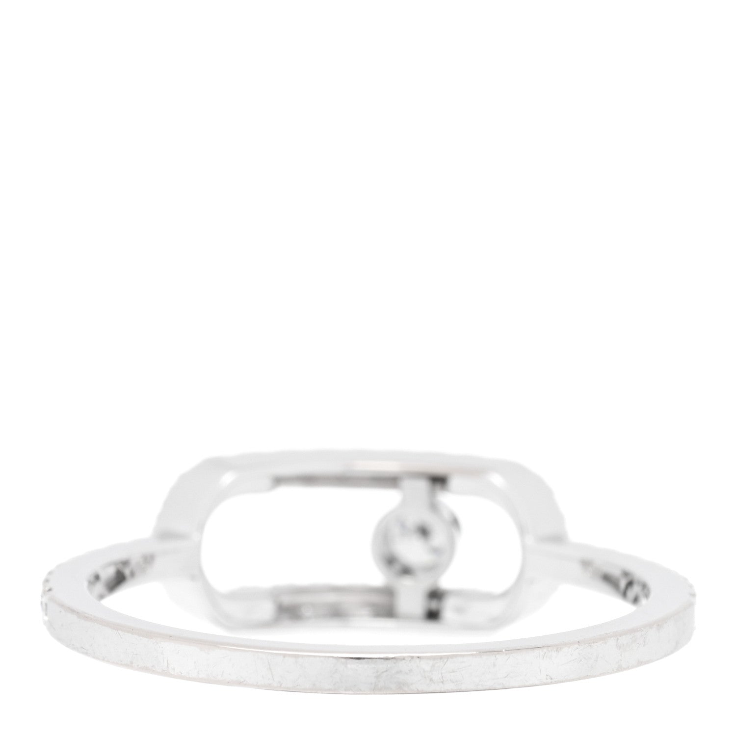 Messika 18K White Gold Diamond Move Uno Pave Ring 55 7.25 3 of 4