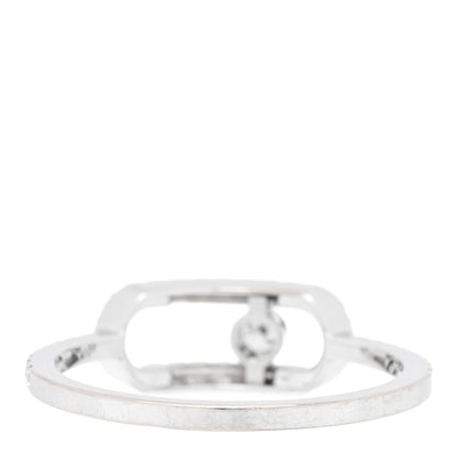 Messika 18K White Gold Diamond Move Uno Pave Ring 55 7.25 3 of 4