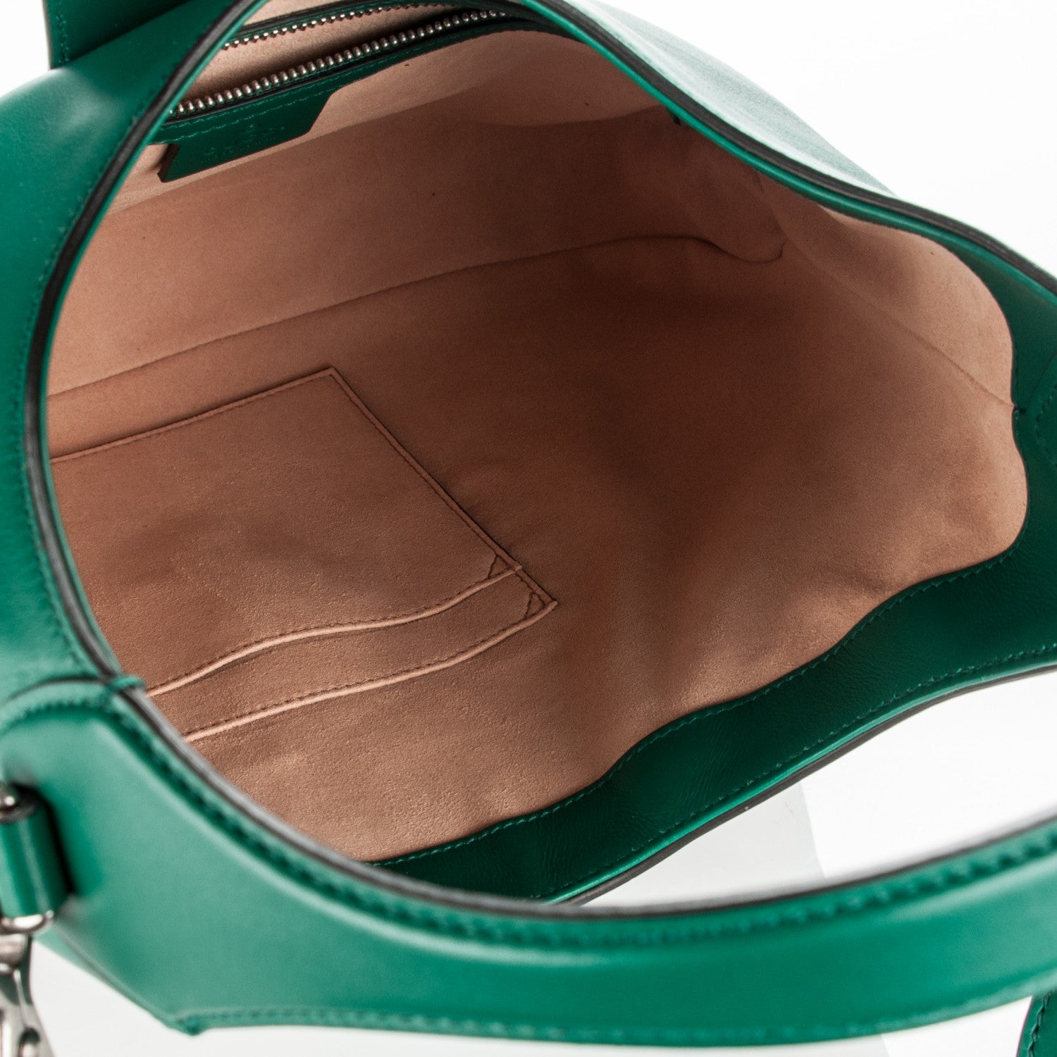 Gucci Calfskin Web Embroidered Small Dionysus Hobo Emerald Green 5 of 7