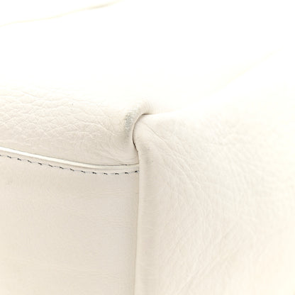 Balenciaga Smooth Calfskin Double Sided Small Everyday Tote Optic White Black 16 of 17