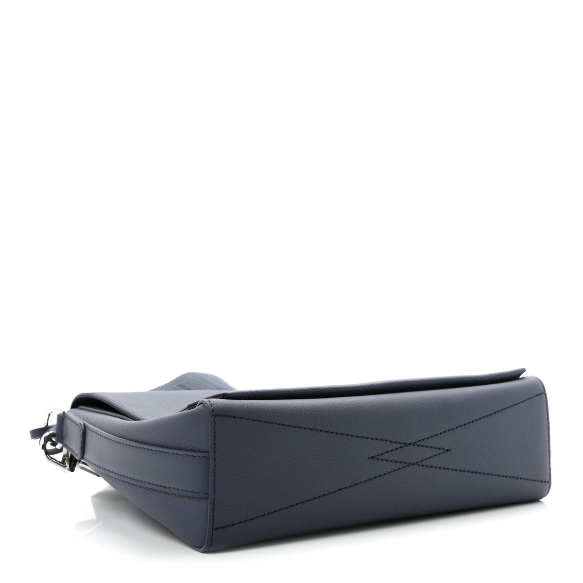 Louis Vuitton Calfskin Aerogram Takeoff Messenger Blue 4 of 9