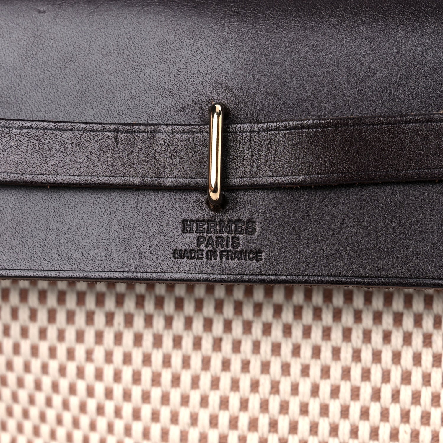 Hermes Toile Vache Calfskin Herbag TPM Ebene 7 of 13