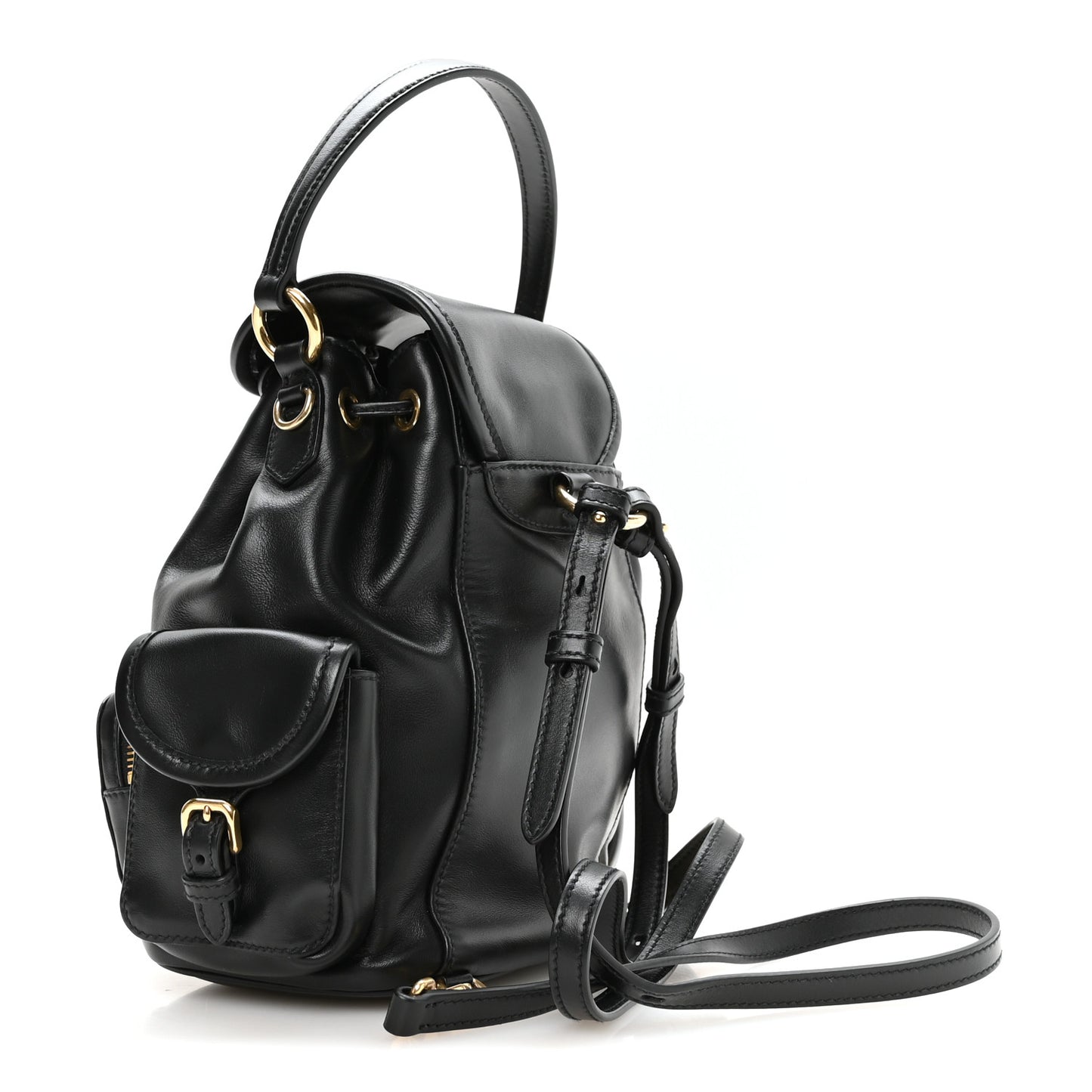 Soft Calfskin Medium Backpack Black